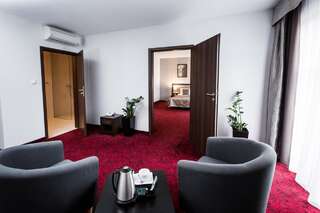 Отель Hotel Focus Centrum Konferencyjne Люблин Апартаменты с 2 спальнями и террасой-1